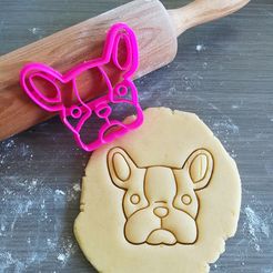 French-bulldog_mockup.jpg Download STL file French Bulldog Cookie Cutter • 3D print model, Cookiecutterstock
