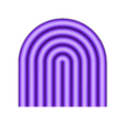 Coaster - semicircle.stl Coaster - semicircle (minimalistic)