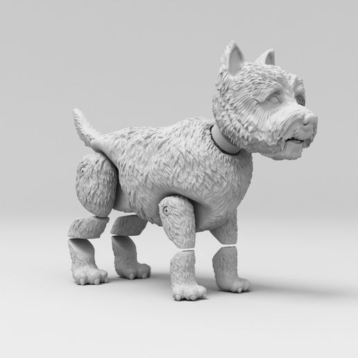 pejsek-smetak_eshop-1.jpg Dog Hairy 3D Model