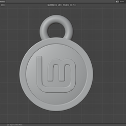 LinuxMint_01_2022.png 3D-Datei Linux-Schlüsselanhänger - LinuxMint・Modell zum Herunterladen und 3D-Drucken