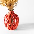 DSC01220.jpg The Adani Vase, Modern and Unique Home Decor for Dried and Preserved Flower Arrangement  | STL File