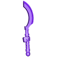 Khopesh_Marine_Size_Left.stl Terminator / Rubic Khopesh Power Sword and Khopesh Occult Power Staff