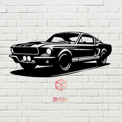 FORD-MUSTANG-VINTAGE.png FORD MUSTANG VINTAGE | 2D WALL ART