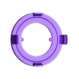 Echo_Dot_3_mit_2_Klammern_v2.stl Supporto per Echo Dot 3