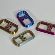 04.jpg Gearwheel Fidget Toy Keychain Print in Place