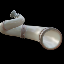 Horn-II.png Free OBJ file Miniature bits - Fantasy - Horn - War Horn・3D printable model to download