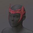 8.jpg Scarlet Witch Tiara Marvel Movie Cosplay [3D print file]