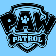 paw-patrol-logo-blue.png Paw Patrol Character Bone with Name Bundle 2D Wall Decoration