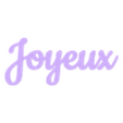_joyeux.stl 18 years Happy Birthday