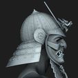 88.jpg Samurai Kabuto Helmet Japanese Warior 3D print model