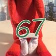 67-green-and-white-closeup.jpg 67 Meme cuffs for Elf on the Shelf