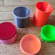 20230607_104644.jpg Upcycle Recycle Pringles and Bisto Lids 5X Bundle of Containers Storage Tubs
