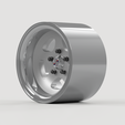 4.png Staggered Rims - Motor Wheel "FLYS" - Real Rims for Scale Model Cars (STL FILES)