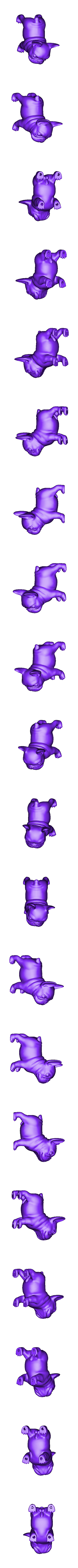 QFrenchBD_Hollow.stl Frage Französische Bulldogge