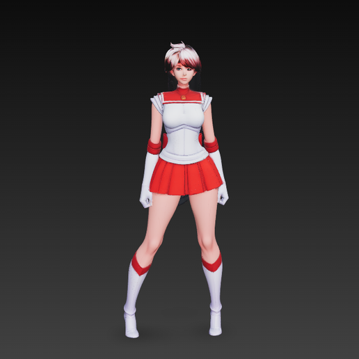 Sailor Mars Classic Ver. – Sailor Moon Anime Girl