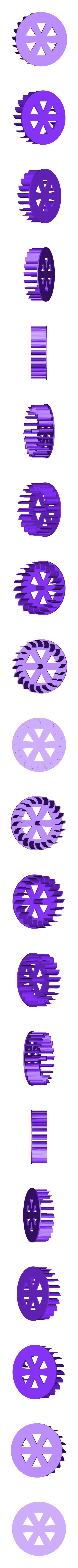 turbine_top.STL Mini Vertical Wind Turbine