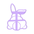 Easter Bunny Butt v4.stl Easter Bunny Butt Cookie Cutter 3 inch