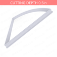 1-5_Of_Pie~6.25in-cookiecutter-only2.png Slice (1∕5) of Pie Cookie Cutter 6.25in / 15.9cm