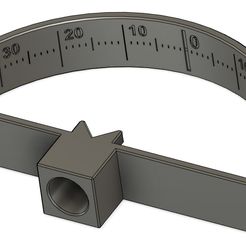 preview1.jpg Laser knife sharpening angle meter (goniometer, protractor).