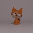 1.png Cute Fox figure 3D Printable