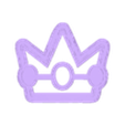 Princess crown.stl The Super Mario Bros. cookie cutters - #11 - Princess crown