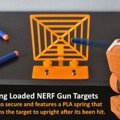 target-main_display_large.jpg STL-Datei Spring Loaded Target for NERF Gun Fun! kostenlos・3D-Druck-Modell zum herunterladen