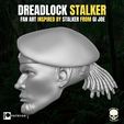 DREADLOCK STALKER FAN ART INSPIRED BY STALKER FROM Gi JOE | @Rstr Dreadlock Stalker Head for Action Figures