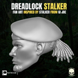 DREADLOCK STALKER FAN ART INSPIRED BY STALKER FROM Gi JOE | @Rstr Testa di Dreadlock Stalker per figure d'azione