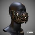 lateral01.jpg 3D MASK 005 Fantasy snake cover mask