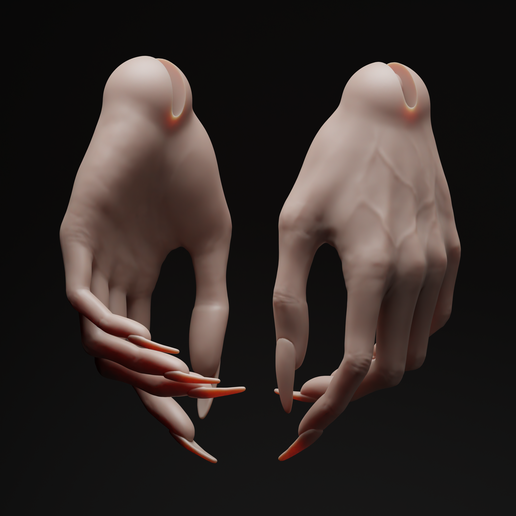 Hand bjd doll print file STL (model HF)