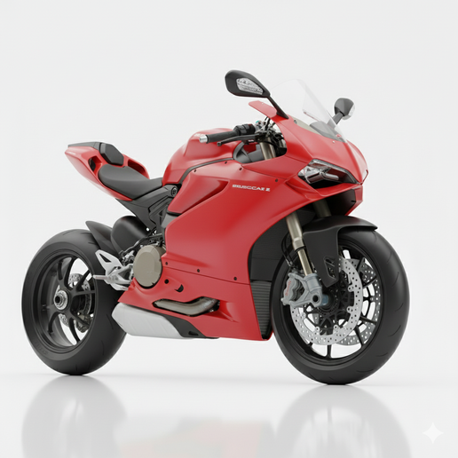 🚗 Ducati Panigale V4・ STL File for 3D printing・Cults