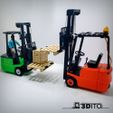 hs 3DITO: 1:14 RC 3-Wheel Forklift