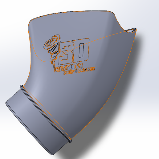 SCOOP ADMISSION FIESTA ST MK8 3D model