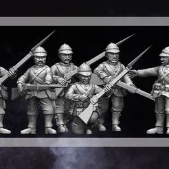ZW-Thumbnail.jpg Файл 3D 28mm Zulu War British Infantry Multipart・Шаблон для 3D-печати для загрузки