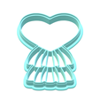 4.png Heart Tassel Cookie Cutters | Standard & Imprint Cutters Included | STL Files