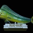 mahi-mahi-model-1-19.png fish mahi mahi / common dolphin trophy statue detailed texture for 3d printing