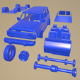 a004.png Archivo STL Nissan Patrol Y60 1987 Coche imprimible con partes separadas・Plan de impresora 3D para descargar