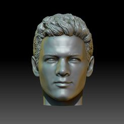 received_330783884781561.jpeg 3D file Jeremy Irvine 3D face・Model to download and 3D print