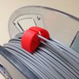 IMG_5456.JPG Free STL file Filament Clip without using reel edge (1.75mm)・3D printing idea to download