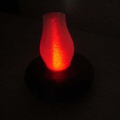 DSC00089.JPG Fichier STL gratuit Tea Light / Lampe d'ambiance・Modèle pour imprimante 3D à télécharger