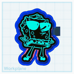 Officer-sponge-bob.png Archivo STL Oficial Bob Esponja・Modelo para descargar y imprimir en 3D