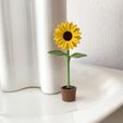sunflower_pic3_square.jpg Cute Potted Sunflower Desk Home Decoration Simple Pretty Flower