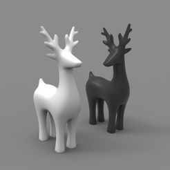 d1.jpg STL file deer・3D print design to download