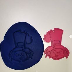 hijitus2.jpg STL file cutting dough or hijitus cookies・3D printer model to download