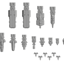 Lambdao-Fleet-1.png Full Thrust Starship Miniatures- Lambdao Fleet