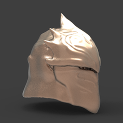untitled.2221.png OBJ file High fantasy helmet 1・Template to download and 3D print, aramar