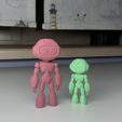 Cute_3dprinted_robot_2.jpg CuddleBot - Your Adorable Desktop Friend