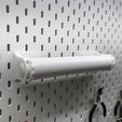2dee1cad8da11e5253bdbfc1fc388d35_display_large.JPG GRAB and GO paper towel holder. (For Wall or IKEA Pegboard mount!)