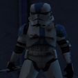 20>) | Phase 3 Clone Trooper Triton Squad left knee pad (The Force Unleashed)