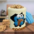 00 JARRON COOKIE MONSTER.jpg Cookie Monster Cookie Vase